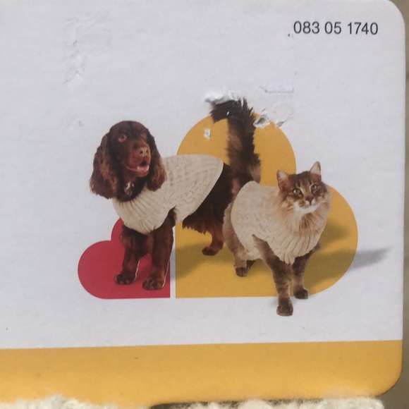 Boots & Barkley Dog or Cat Sweater Pet Apparel Beige Up to 20 lbs Size S Small - Picture 6 of 12